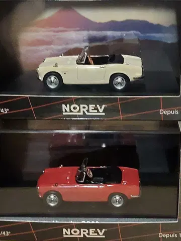 NOREV 혼다 S800 (2종류) 1/43 미니카 2대 세트