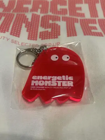 ENERGETIC MONSTER 키링 오다기리 히로 핑크 몬스터