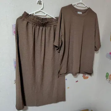 Denifits 브라운 스커트 셋업 시마무라
