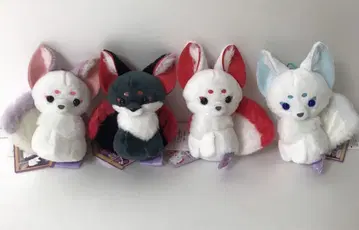 쵸콘과 구미오님 봉제 인형 코마기 여우 쵸콘과 여우 컴프 세트