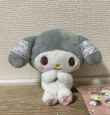 마이멜로디 봉제 인형 약 20cm 그레이/화이트