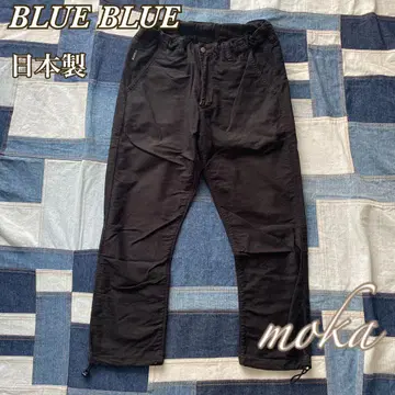 BLUE BLUE 이지 팬츠 블랙 일본제
