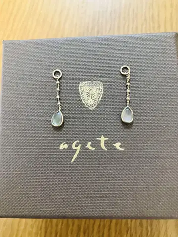 agete 실버 드롭 참