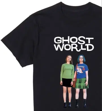 남녀 공용 GHOST WORLD 고스트 월드 티셔츠/타카하시 카이토