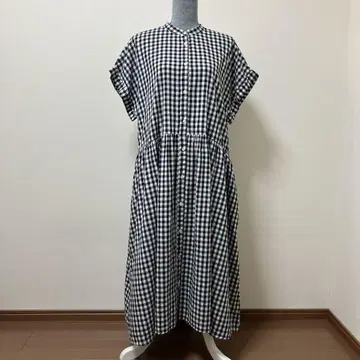 사만사 모스모스 원피스 깅엄 롱 원피스 깅엄 체크 여름