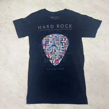 X SMALL 사이즈 Hard rock Cafe 티셔츠 블랙