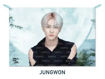 WTL POP UP ENHYPEN 정원 패브릭 포스터