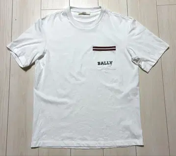 BALLY 화이트 티셔츠 USA 38