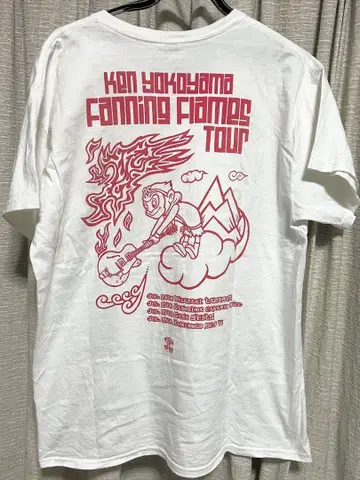 Ken Yokoyama KEN FF TOUR 티셔츠 L 사이즈