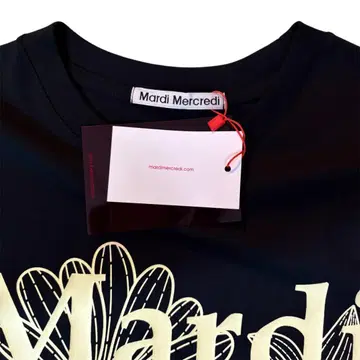 Mardi Mercredi 플라워 프린트 티셔츠 프리 사이즈