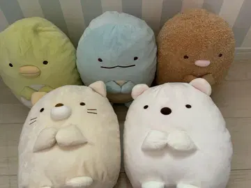 스밋코구라시 봉제 인형 토카게 시로쿠마 고양이 펭귄 돈가스 23cm