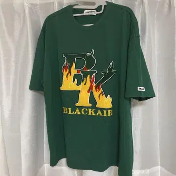 BLACKAIR 불꽃 로고 티셔츠 2XL 사이즈