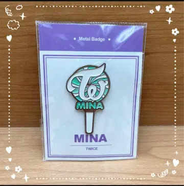 TWICE MINA 미나 핀 배지 메탈 배지 핀즈 K-POP