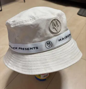 MAISON MAVERICK 로고 리본 포함 크로셰 햇