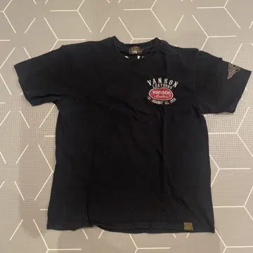 vanson 블랙 티셔츠 XL