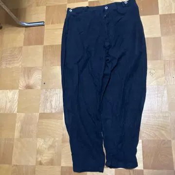 블랙 레어 밀리터리 린넨 팬츠 xXL