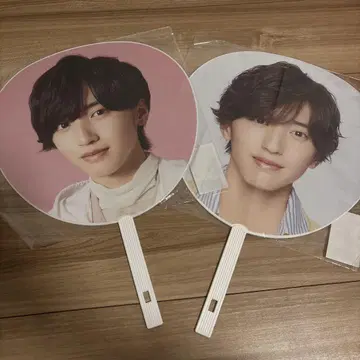 나니와단시 미치에다 슌스케 부채 2장