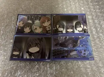 Roselia 가루파피코 스퀘어 캔뱃지 4개