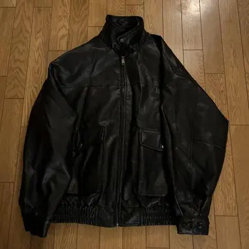 Rocky Monroe 블랙 가죽 자켓 M