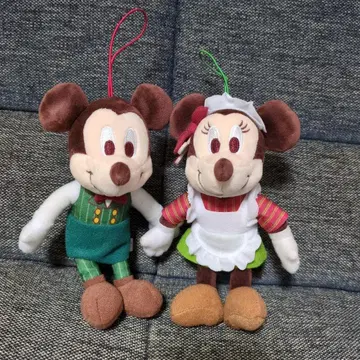 디즈니 레트로 찻집 봉제 인형 마스코트