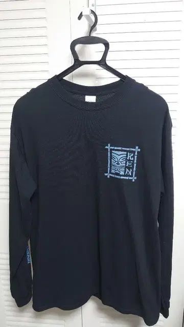 Woodstics TIKI 롱 T 셔츠 Ken Yokoyama 블랙