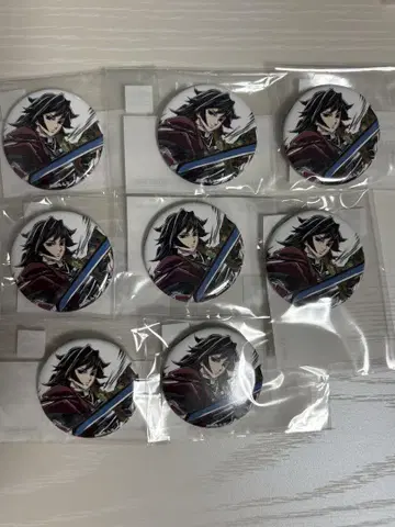 귀멸의 칼날 WEBSHOP 복권 수주 토미오카 기유 44mm 캔뱃지 8개