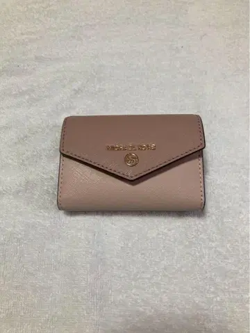 MICHEAL KORS 핑크 합성 피혁 키 케이스