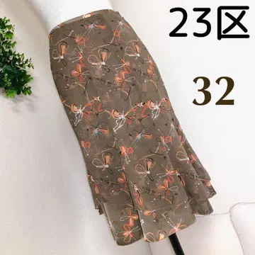 23구 작은 사이즈의 세탁 가능한 쉬폰 레이어드 스커트 32