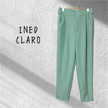 INED CLARO 이네드 클라로 민트 그린 캐주얼 팬츠