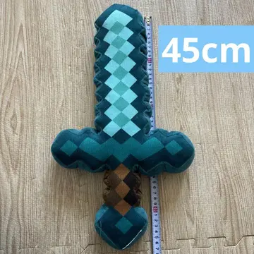 마인크래프트 마인크래프트 다이아몬드 검 봉제 인형 45cm