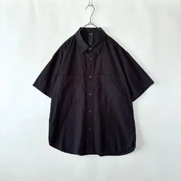 MHL. GARMENT DYE BASIC POPLIN 다크 네이비 L