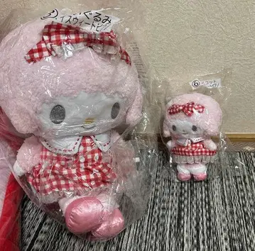 마이멜로디 봉제 인형 세트 대소