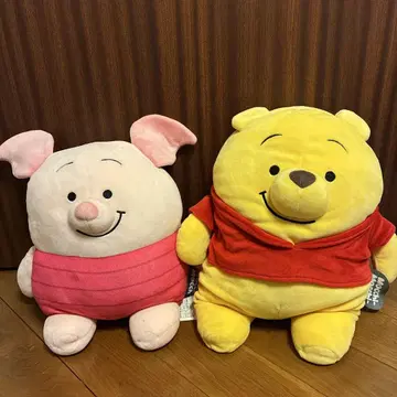 푸우 피글렛 봉제 인형 세트