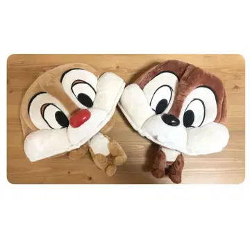 칩과 데일 봉제 인형 머리띠 모자 디즈니 디즈니