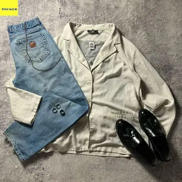 c-boy style SAG HARBOR 레이온 혼방 자켓 시티 보이