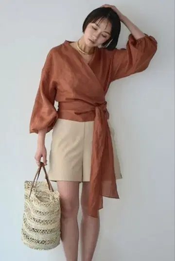 테라코타 카슈쿨 블라우스
