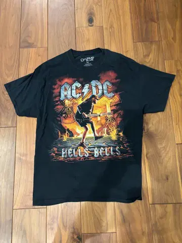 AC/DC HELL'S BELLS 티셔츠 XL 블랙