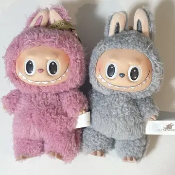 러브부 LABUBU 마카롱 봉제 인형 키링 POPMART