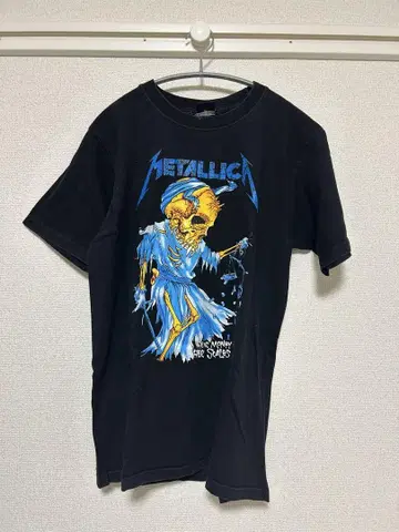 METALLICA 그래픽 티셔츠 블랙