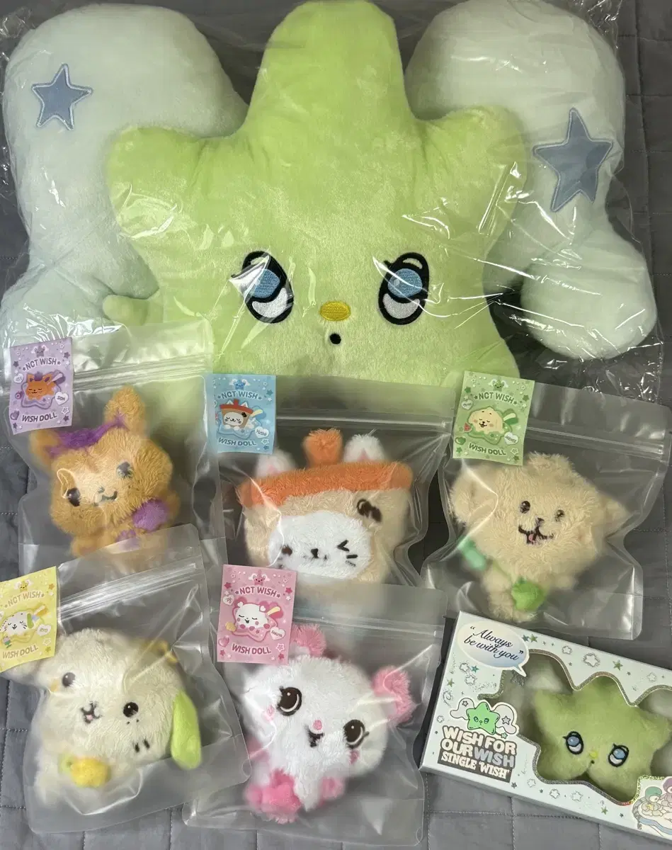 Bulk) NCT Wish Wishu, Wishdoll, Wishu Cushion