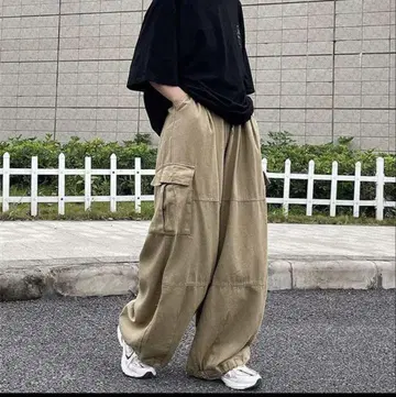 카고 팬츠 와이드 팬츠