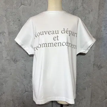 DRESSTERIOR ICE CLEAR COTTON 로고 프렌치 풀오버