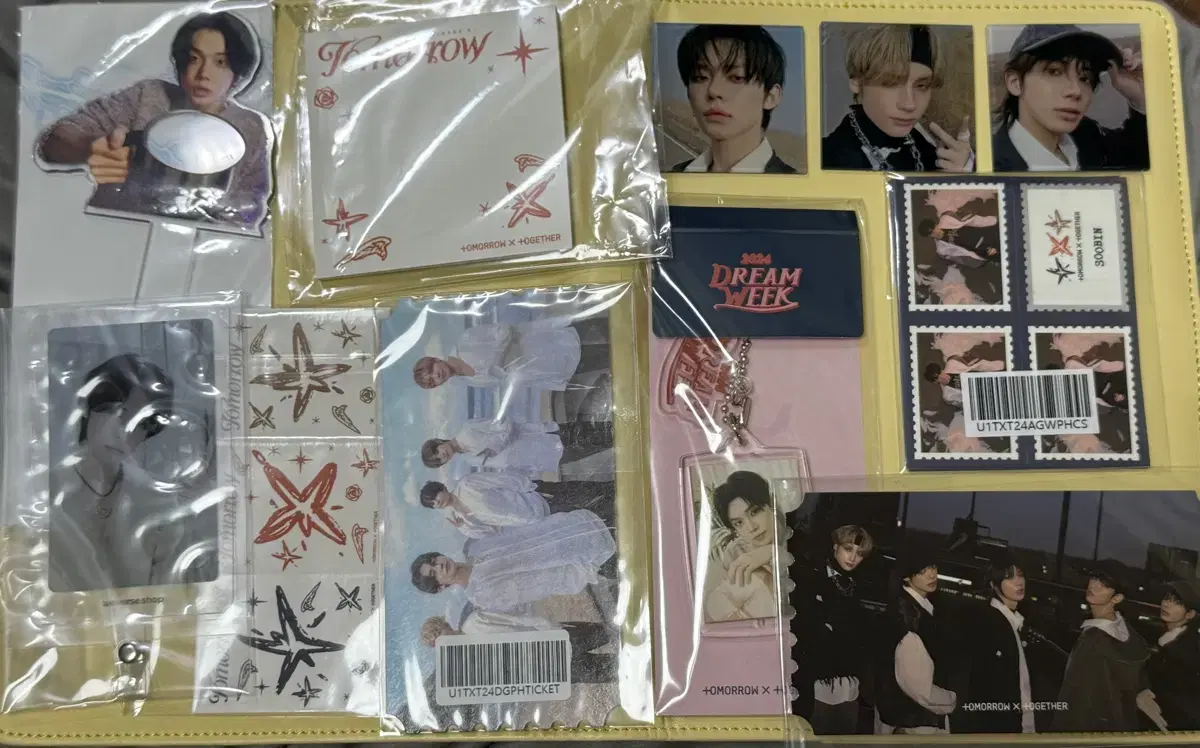 투바투 txt 굿즈 시그 디아이콘 키링 먹짱쭌 잡지 특전