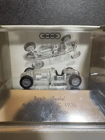 Busch Auto Union Typ C 크리스탈 미니카 한정판