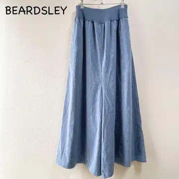 BEARDSLEY 사루엘 와이드 팬츠 마 혼방 린넨