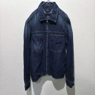 올드 GAP 데님 자켓 표기 M 실측치수 L