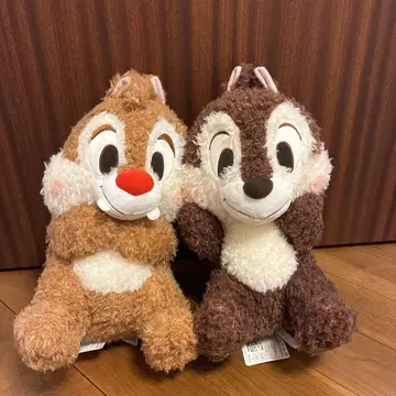칩과 데일 봉제 인형 세트 약 30cm (택 포함)