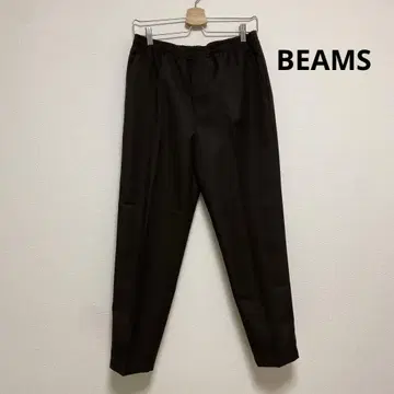 BEAMS 센터 프레스 슬랙스