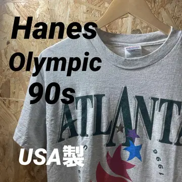 헤인즈 올림픽 t 애틀랜타 올림픽 USA제 싱글 스티치 90s