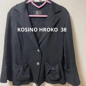 블랙 메쉬 테일러드 자켓 코시노 히로코 HROKO KOSINO